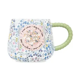 Cath Kidston Mugs*Affinity Ditsy Blue Twisted Handle Billie Mug