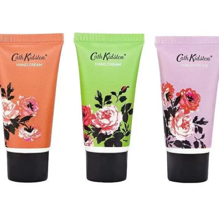 Cath Kidston Home Fragrance & Toiletries*Archive Rose Handcream Trio (3 X 30Ml)