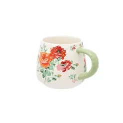 Cath Kidston Mugs*Archive Rose Red Twisted Handle Billie Mug