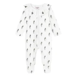 Baby Cath Kidston Baby Clothing*Bee & Heart Frill Collar Sleepsuit (0-24 Months)