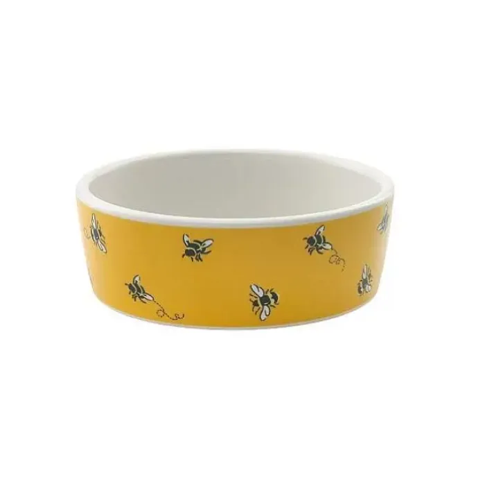Cath Kidston Online Exclusive*Bees Ceramic Pet Bowl - S