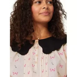 Cath Kidston Tops*Bow And Arrow Scallop Collar Blouse