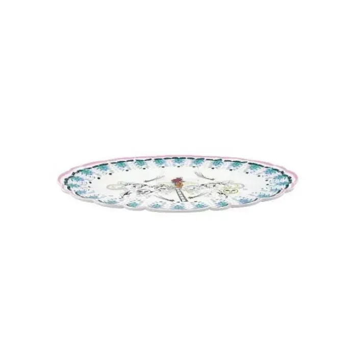 Cath Kidston Cooking & Dining*Celestial Oval Scallop Serving Platter
