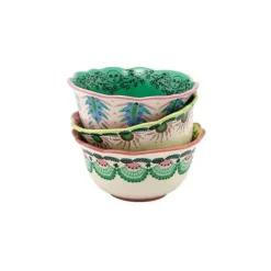 Cath Kidston Cooking & Dining*Celestial Set Of 3 Scallop Dip Bowls