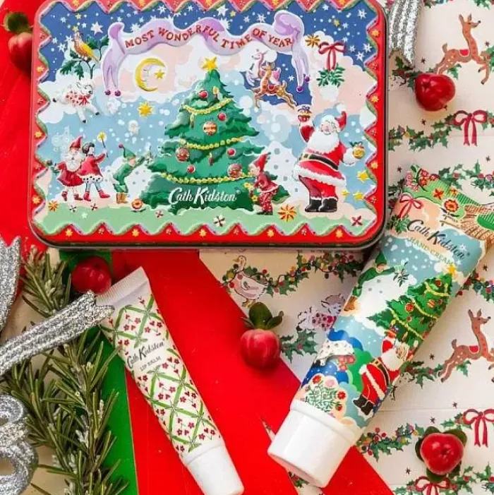 Cath Kidston Home Fragrance & Toiletries*Christmas Legends Hand & Lip Tin