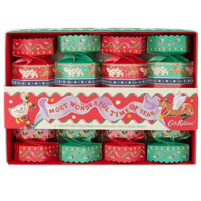Cath Kidston Home Fragrance & Toiletries*Christmas Legends Set Of 4 Christmas Crackers