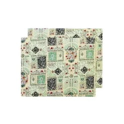 Cath Kidston Cooking & Dining*Down The Garden Path Set Of 2 Quilted Placemat