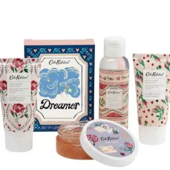Cath Kidston Face Coverings & Anti-Bacterial*Dreamer Cassis & Rose Bath Hamper Set