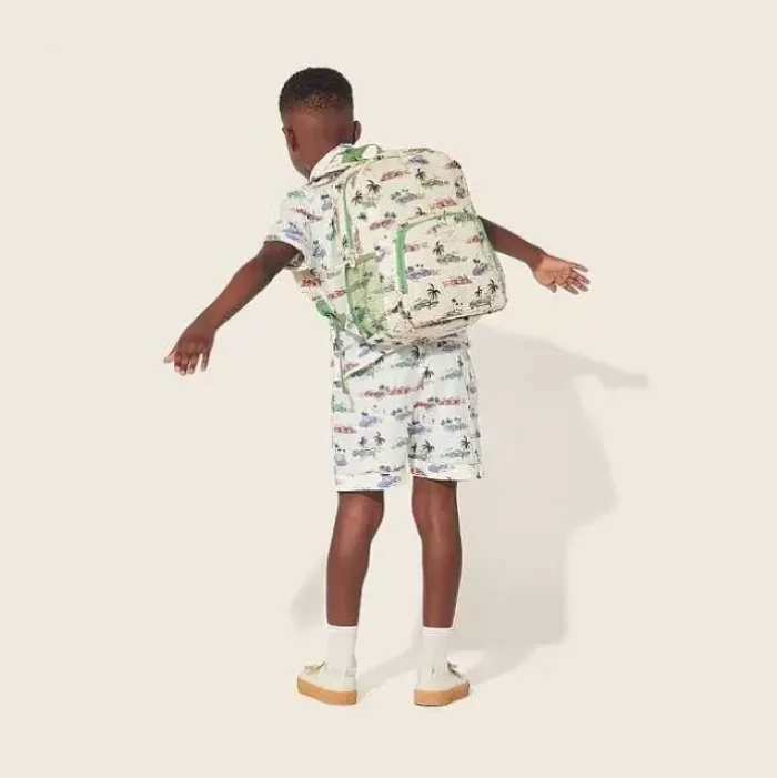Kids Cath Kidston Bags*Fast Cars Kids Classic Large Backpack With Mesh Pocket