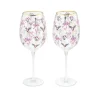Cath Kidston Cooking & Dining*Garland Set Of 2 Wine Glasses
