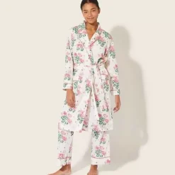 Cath Kidston Nightwear*Geraniums Cotton Robe