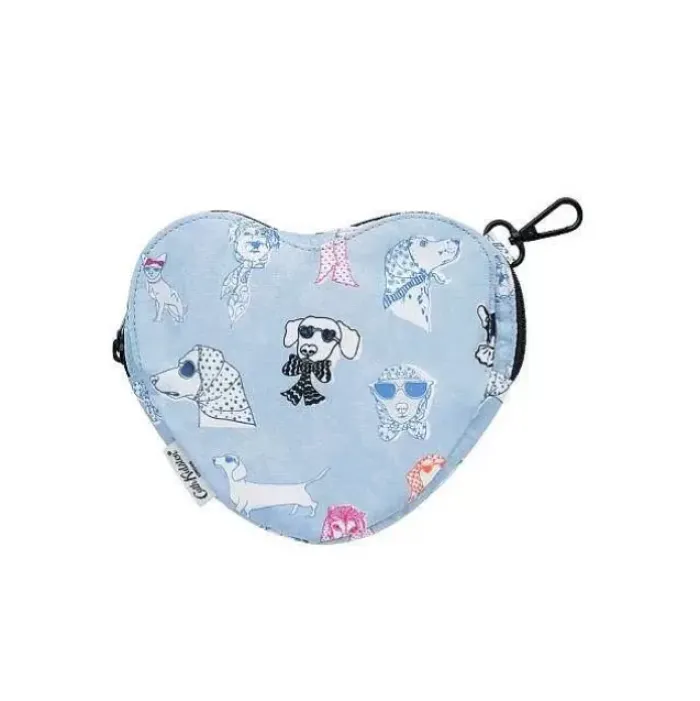 Cath Kidston Tote Bags*Glamorous Dogs Foldaway Heart Tote