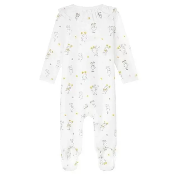 Baby Cath Kidston Baby Clothing*Good Monsters Frill Sleepsuit (0-24 Months)