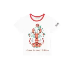Kids Cath Kidston Kidswear*Lobster Short Sleeve Fun T-Shirt