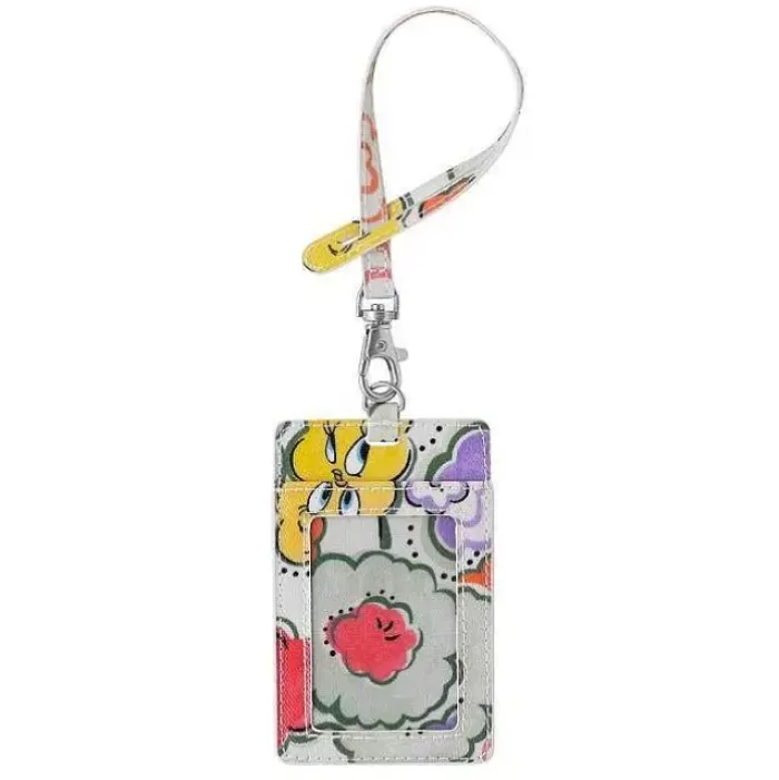 Cath Kidston Id Tags & Landyards*Looney Tunes Tweety In Bloom I.D Holder