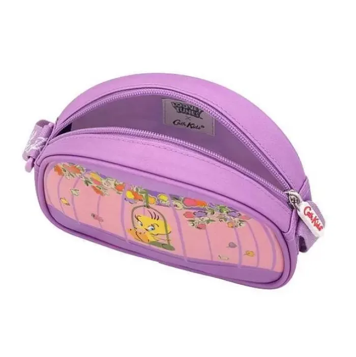 Kids Cath Kidston Bags*Looney Tunes Tweety Pie Novelty Half Moon Cross Body Bag