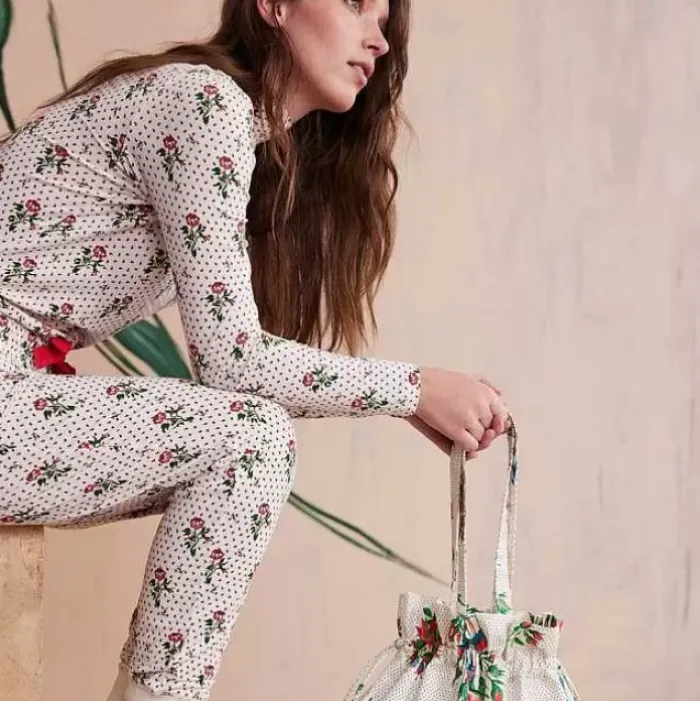 Cath Kidston Nightwear*Love Letter Supersoft Long Jersey Pj Bottoms