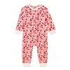 Baby Cath Kidston Baby Clothing*Marble Hearts Ditsy Footless Sleepsuit