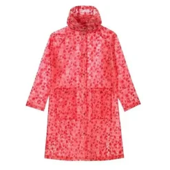 Cath Kidston Umbrellas & Raincoats*Marble Hearts Ditsy Printed Clear Rain Mac