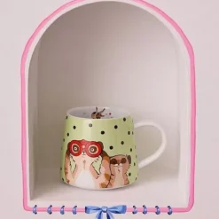 Cath Kidston Mugs*Meerkats Green Billie Mug
