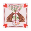 Cath Kidston Cooking & Dining*Oh My Heart Cork Back Coasters