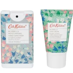 Cath Kidston Face Coverings & Anti-Bacterial*Painted Bluebell Cosmetic Pouch (With 30Ml Hand Cream And 15Ml Moisturising Antibacterial Hand Spray)