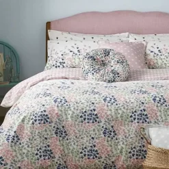 Cath Kidston Bedding Set & Curtains*Painted Bluebell Kingsize Bedding Set