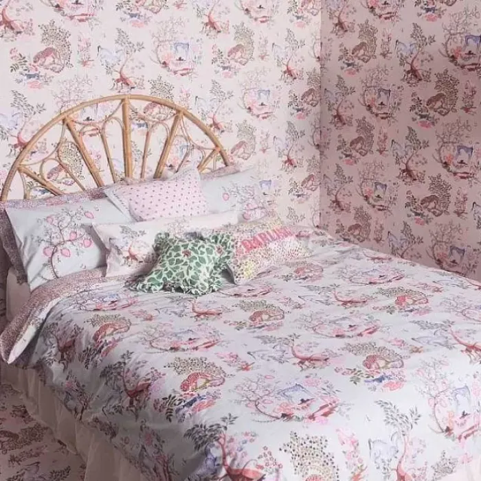 Cath Kidston Bedding Set & Curtains*Painted Kingdom Double Reversible Bedding Set