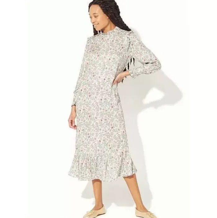 Cath Kidston Dresses & Skirts*Paisley Frill Detail Midi Dress