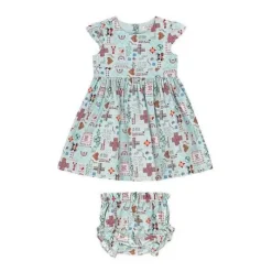 Baby Cath Kidston Baby Clothing*Patchwork Ditsy Baby Tie Back Dress