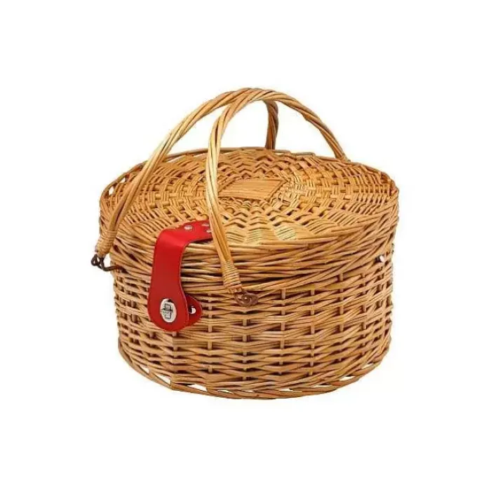 Cath Kidston Picnic Essentials*Patchwork Heart Picnic Basket For Two