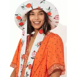 Cath Kidston Hats, Scarves & Gloves*Pomegranate Cotton Sun Hat