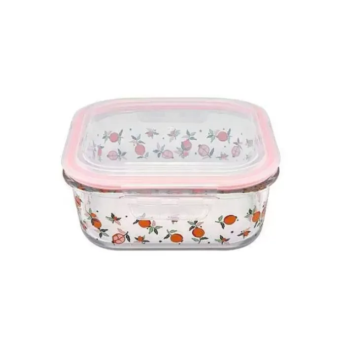 Cath Kidston Picnic Essentials*Pomegranate Glass Storage Box