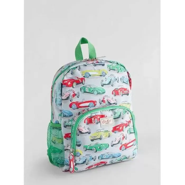Kids Cath Kidston Bags*Retro Cars Kids Classic Large Backpack With Mesh Pocket