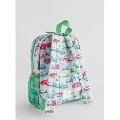 Kids Cath Kidston Bags*Retro Cars Kids Classic Large Backpack With Mesh Pocket