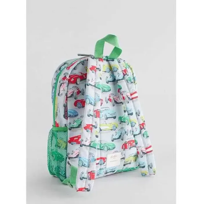 Kids Cath Kidston Bags*Retro Cars Kids Classic Large Backpack With Mesh Pocket