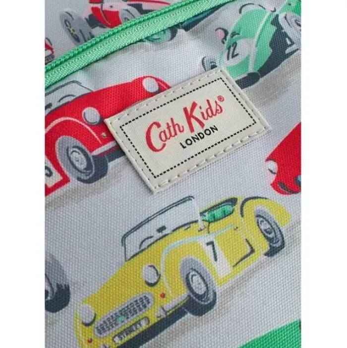 Kids Cath Kidston Bags*Retro Cars Kids Classic Large Backpack With Mesh Pocket