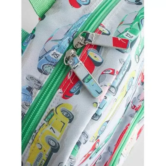 Kids Cath Kidston Bags*Retro Cars Kids Classic Large Backpack With Mesh Pocket