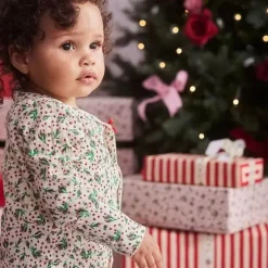 Baby Cath Kidston Baby Clothing*Roses And Hearts Sleepsuit