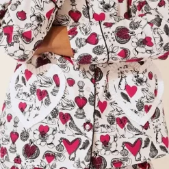 Cath Kidston Nightwear*Shape My Heart Long Woven Pj Set
