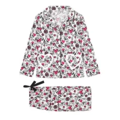 Cath Kidston Nightwear*Shape My Heart Long Woven Pj Set