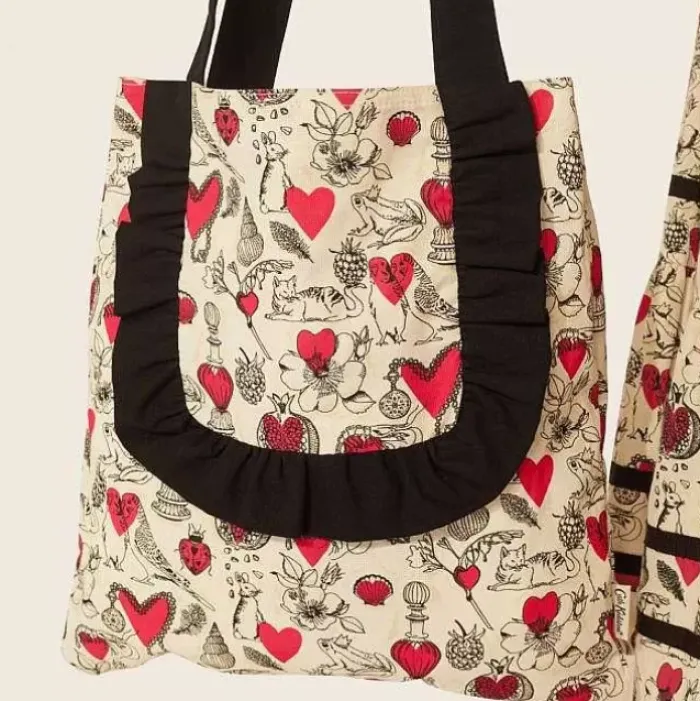 Cath Kidston Shopper & Bookbags*Shape My Heart New Frill Tote
