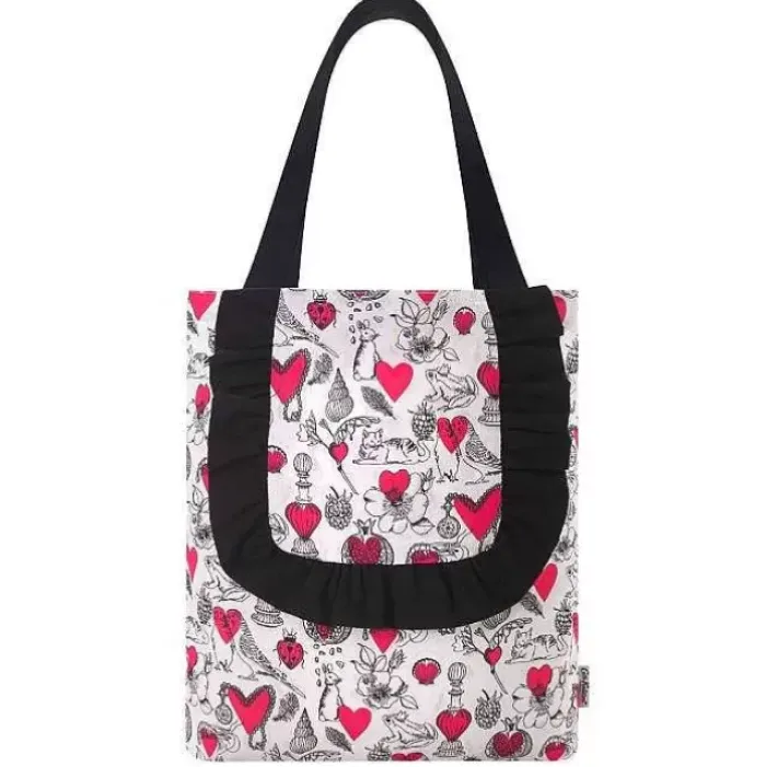 Cath Kidston Shopper & Bookbags*Shape My Heart New Frill Tote