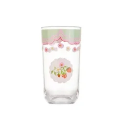 Cath Kidston Picnic Essentials*Strawberry Acrylic Picnic Hiball Glass
