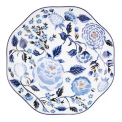 Cath Kidston Cooking & Dining*Strawberry Garden Blue New Bone China Pasta Bowl