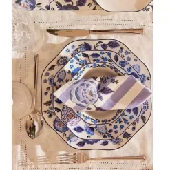 Cath Kidston Cooking & Dining*Strawberry Garden Blue New Bone China Pasta Bowl