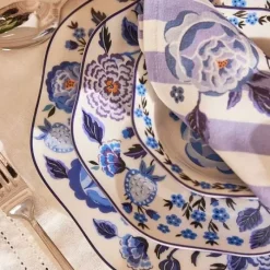 Cath Kidston Cooking & Dining*Strawberry Garden Blue New Bone China Dinner Plate