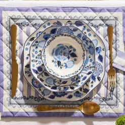 Cath Kidston Cooking & Dining*Strawberry Garden Blue New Bone China Dinner Plate
