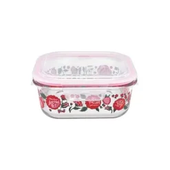 Cath Kidston Lunch Boxes & Bottles*Strawberry Garden Glass Storage Box