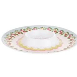 Cath Kidston Picnic Essentials*Strawberry Melamine Picnic Chip & Dip